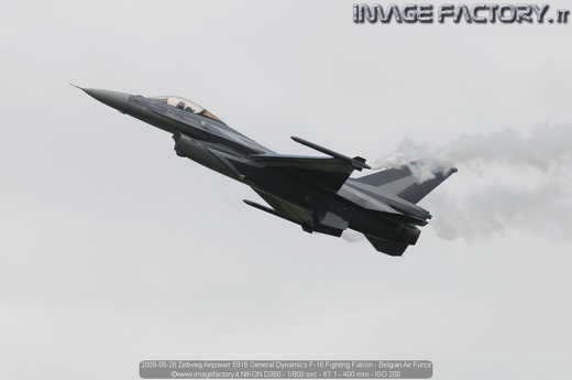 2009-06-26 Zeltweg Airpower 5916 General Dynamics F-16 Fighting Falcon - Belgian Air Force